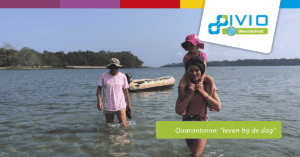 Quarantaine gezin op reis