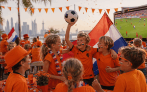 Kinderen vieren Nederlandse tradities in het buitenland met aandacht voor taal en cultuur